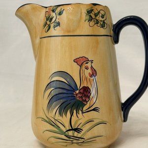 Cracker Barrel Pitcher Teapot Rooster Chicken